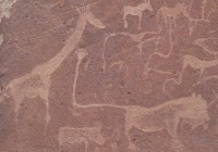 The intricate drawings of the Bushmen in Namibia. Take a visit here on our Southern Africa safaris.