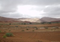 The expansive and stunning dunes of Sossusvlei at sunrise - one of Namibia Safaris highlights