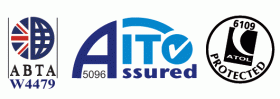 We are ABTA, AITO and ATOL bonded