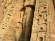 Hieroglyphics at Abu Simbel