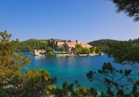 Monastery on the island of Mljet