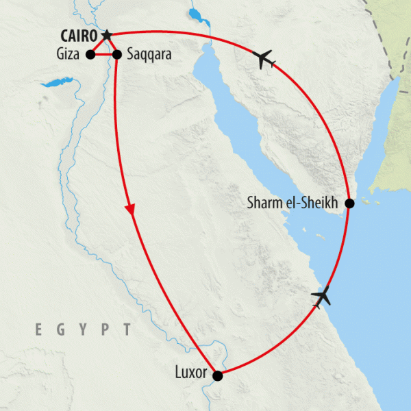 map of ancient egypt cities