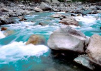 A river in the Annapurna Region of Nepal