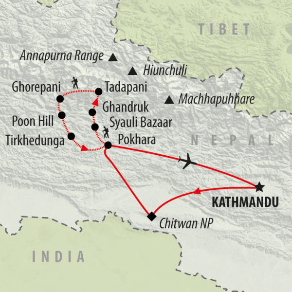 Himalayas Map