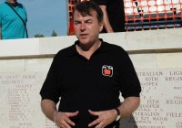 on the go, Gold tour guide, Dean Hunter, a WW1 & Gallipoli enthusiast