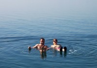 Float or swim in the mineral rich waters at the Dead Sea, Jordan - the lowest point on the face of t