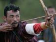 Archery - a popular Bhutanese sport. Photo courtesy of Tourism Council of Bhutan