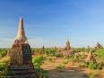 Burma's iconic Bagan - filled with Buddhist temples and stupours. 