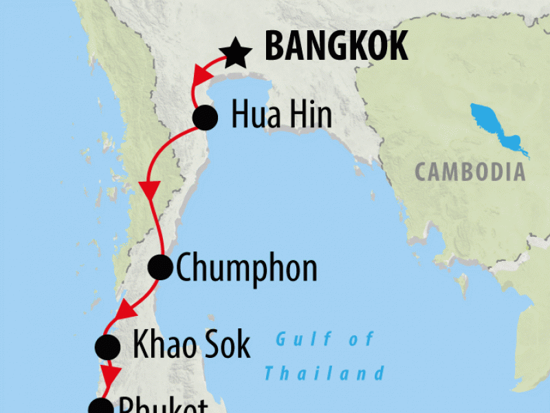 Bangkok to Phuket On The Go Tours
