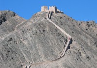 A section of the 6700 kilometre long Great Wall of China seen on many of our China Holidays