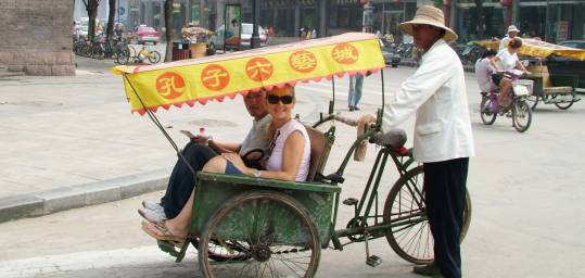 Rickshaw ride in Beijing