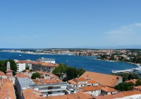 The popular coastal town of Zadar