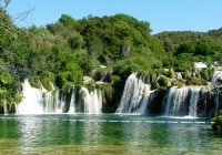 Waterfalls at Krka Falls National Park