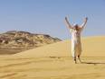 Egypt Tours -  running through the desert in the Great Sand Sea