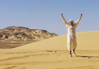 Egypt Tours -  running through the desert in the Great Sand Sea