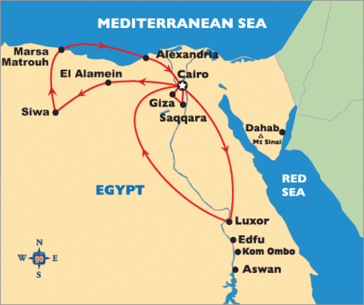 Welcome to Egypt and the start