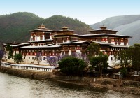 The beautiful Punakha Dzong