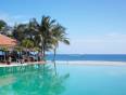 Infinity Pool and Beach Volleyball at a hotel in Nha Trang