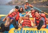 Rafting fun on the Zambezi - a highlight on our Overland Safaris.