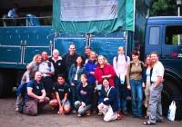 By our trusty overland wheels!