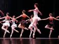 Elegant ballet dancers in action