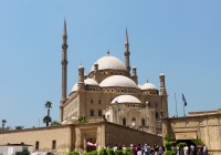 The Mohammad Ali Mosque in Islamic Cairo (also known as the Alabaster Mosque)