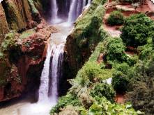 Cascades D'Ouzoud waterfall in Morocco