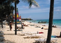 Cancun, Mexico - famous for its beautiful sandy beaches. Catch some rays here on our Mexico tours.