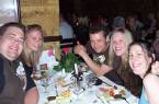 A group enjoying a traditional Turkish night out.