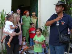 A guide at a childrens orphanage that on the go tours support in Cairo