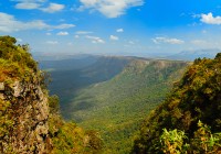 Spectacular vista from God's Window in South Africa