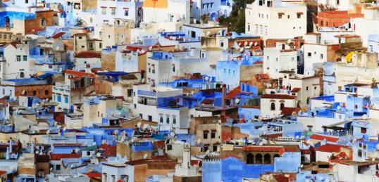 The blue city of Chefchaouin