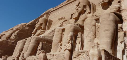 Colossal statues of Ramses II - Abu Simbel temple