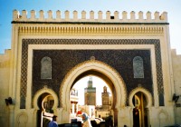 A stunning arch in Fes