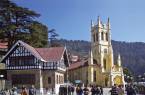 The bustling town of Colonial Shimla