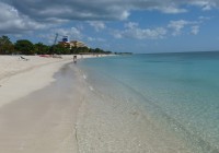 A typical example of a Cuban beach. Take a dip in the water on one of our Cuba tours. 