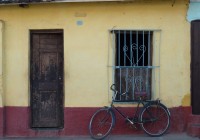 A typical facade of a rural Cuban property.