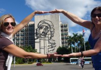 Pose for funny photos in Havana on one of Cuba Tours
