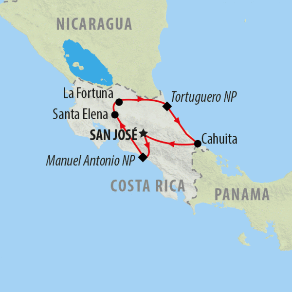 Costa Rica Group Tour Costa Rica Calling 14 days Central America Group Tours and Holidays