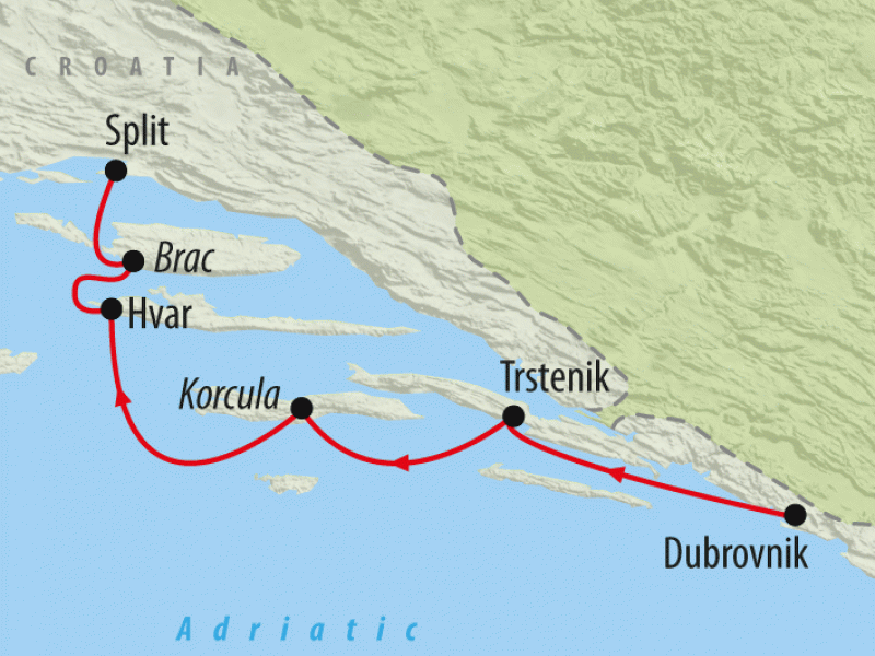 Dubrovnik to Split Sailing Tour On The Go Tours