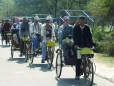 Rickshaw ride through the park
