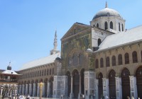 Ummayad Mosque within the old city of Damascus nearby the tomb of Saladin
