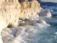 Dead Sea salt up close