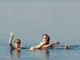 Relaxing in the Dead Sea