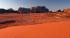 The red Wadi Rum desert