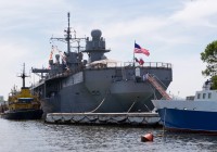 Large ships in the Port of Vladivostok