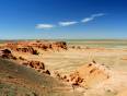 Bayanzag (Flaming Cliffs) in the Gobi Desert