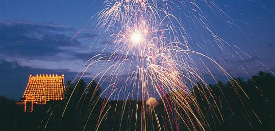 Bright fireworks at Diwali, India's festival of light