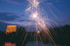 Bright fireworks at Diwali, India's festival of light