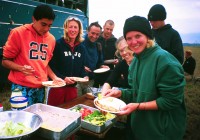 Enjoy delicious group meals on the road on an African Overland Safari
